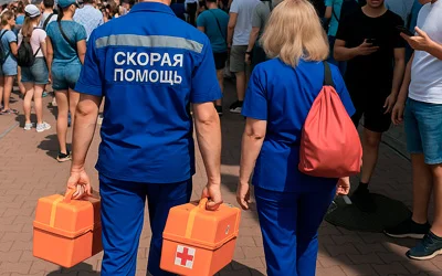 Работники скорой помощи
